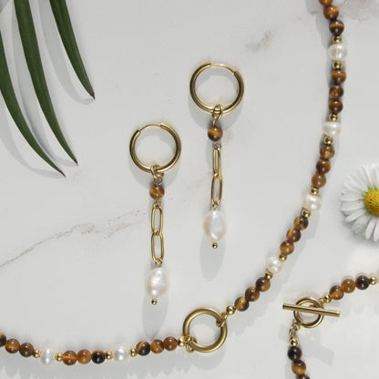 Tiger's Eye Earrings